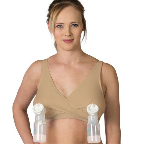 Rumina S Pump Nurse Relaxed All In One Nursing Bra For Maternity Nursing With Built In Hands