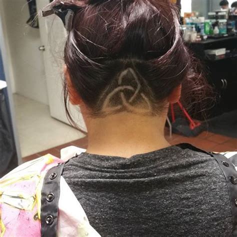 Check out our celtic hair selection for the very best in unique or custom, handmade pieces from our shops. Celtic knot undercut women | Undercut hairstyles, Shaved ...