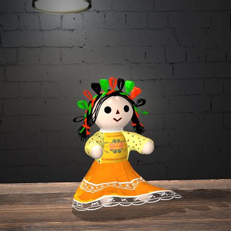3d Model Mexican Doll Lele Turbosquid 1630810