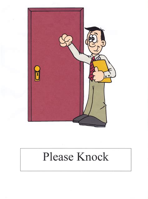 Please Knock Clip Art Images And Photos Finder
