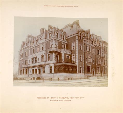 Residence Of Henry G Marquand New York City Nypl Digital Collections