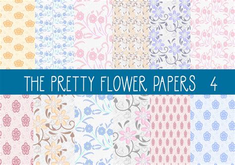 The Pretty Papers Set 4 Graphic By Capeairforce · Creative Fabrica