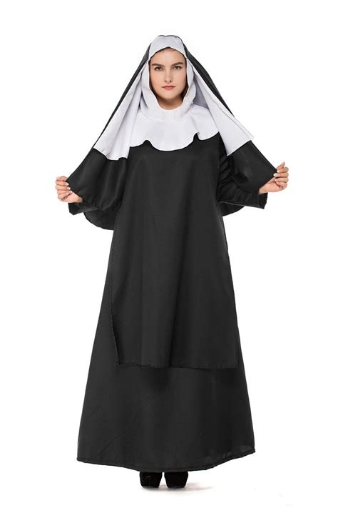 plus size jesus virgin mary costume 2xl size nun cosplay fancy dress halloween role play uniform