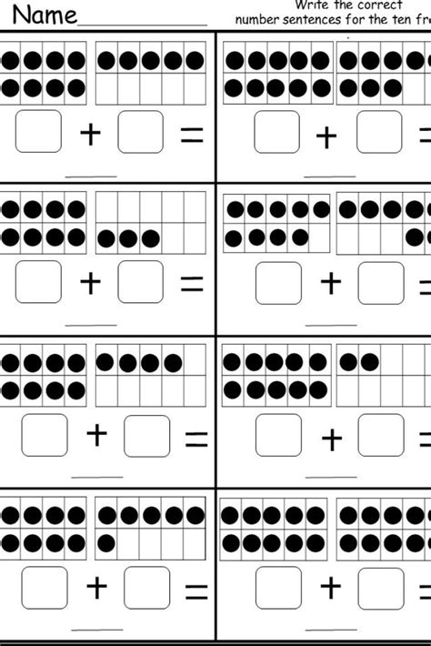 Subtraction Activity Using 10 Frames