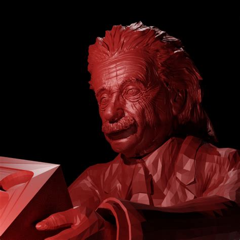 Stl File Albert Einstein Figur・template To Download And 3d Print・cults