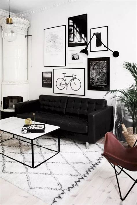 31 Black And White Modern Home Decor Ideas Dark