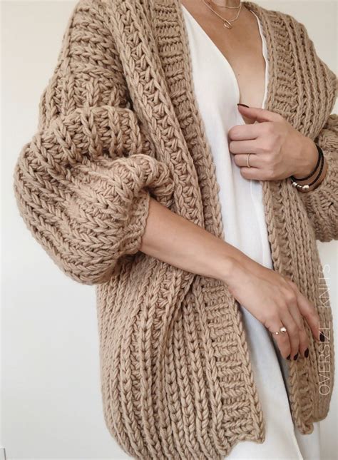 Cozy Knit Cardigan Chunky Knit Cardigan Cable Knit Sweater Etsy