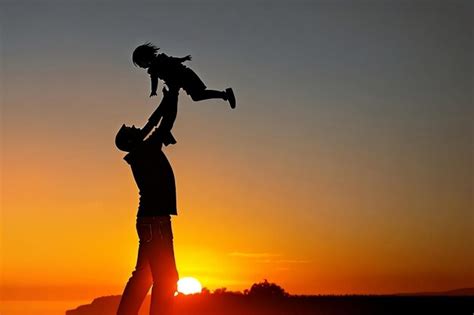 Fondo De Foto De Amor De Padre Hacia Su Hijo Foto Premium