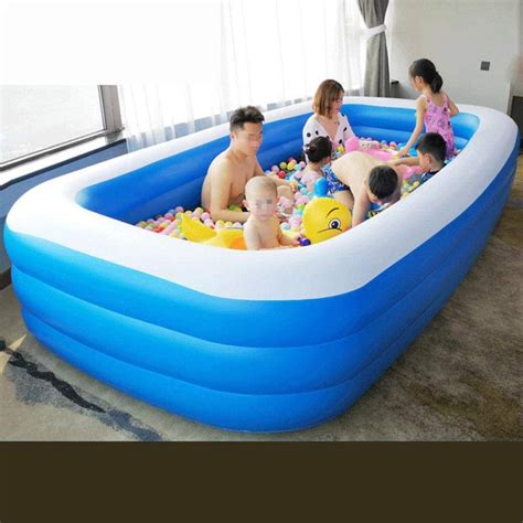 B H Inflatable Swimming Pool Adults With Pump Paddling Pool For Pets
