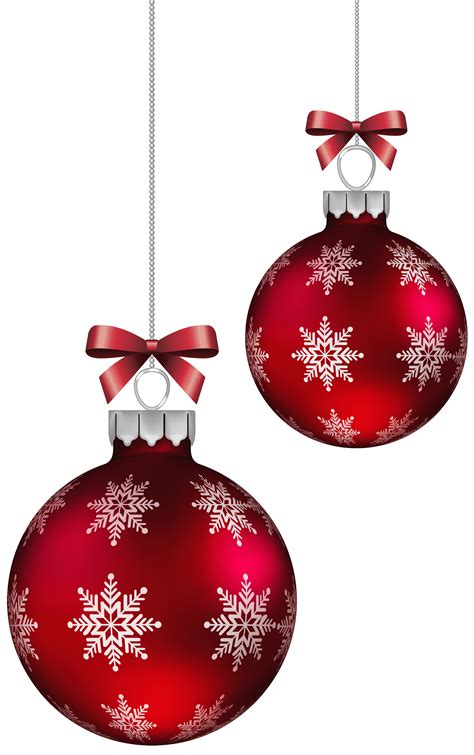 Christmas ornament Icon Clip art - Red Christmas Balls Decoration PNG png image
