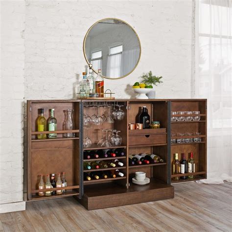 Amish village maine craftsman bedroom collections bedroom packages sale. Pike & Main Amherst Chevron Accent Bar Console | Costco UK