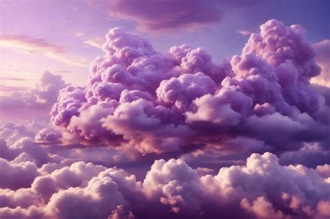 Premium Ai Image Purple Clouds Background Purple Cloud Background