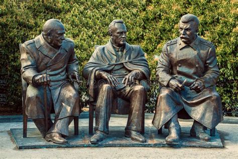 Monumento A La Conferencia De Yalta Fotografía Editorial Imagen De
