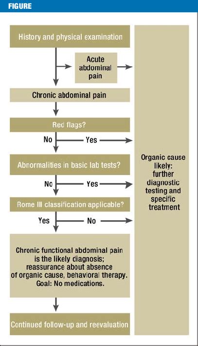 Figure Diagnostic Algorithm For The Assessment Of Abdominal Pain In