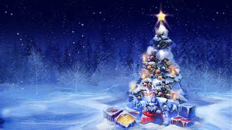 Fondos De Pantalla 1366x768 Día Festivos Año Nuevo Árbol De Navidad