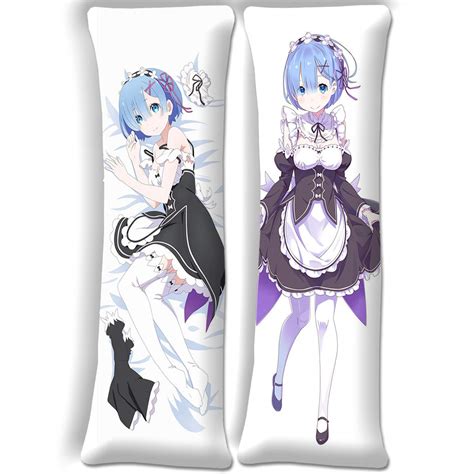 Anime Girl Sexy Re Zero Rem Manga Pillow Case Polyester Decorative Pillowcases Throw Pillow