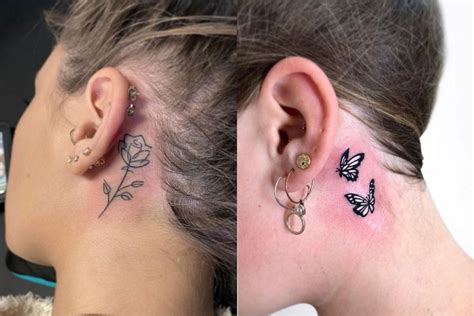 Details More Than Butterfly Tattoos Behind The Ear Super Hot In Eteachers