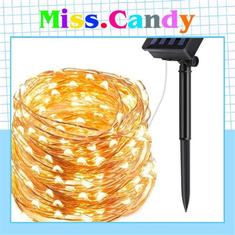 Led Solar Lamp Outdoor 7m 12m 22m Leds String Lights Fairy Holiday