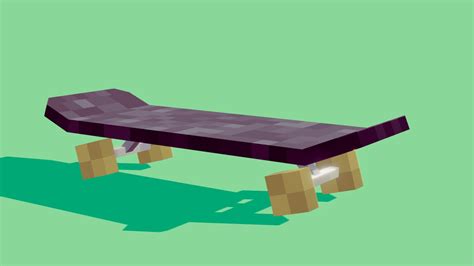Skateboard Animated Blockbench Download Free 3d Model By Artbor