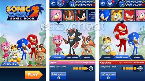 Sonic Dash 2 Sonic Boom V171 Cheat Easiest Way To Cheat Android