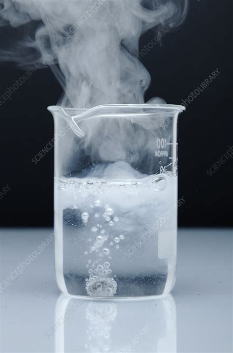 Calcium Reacts with Water, 2 of 4 - Stock Image - C030/7953 - Science ...