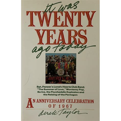 Book It Was Twenty Years Ago Today 1987 Beatle Memories