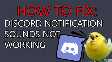 Discord Notification Sound Fix Youtube