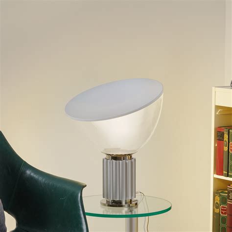 Flos Taccia Small Led Table Lamp Aluminium Lightsie