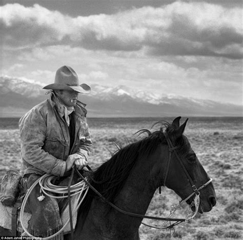 The Last Cowboys Stunning Black And White Images Show A Rugged And