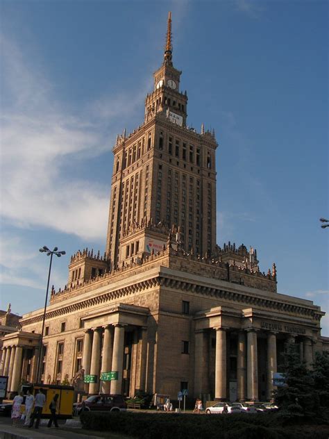 Palace Of Culture Warsaw Poland Free Photo Download Freeimages