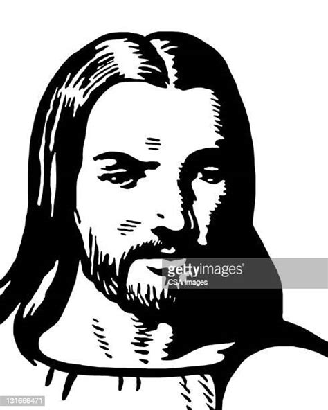 Ilustrações Clipart Desenhos Animados E ícones De Jesus Christ Face
