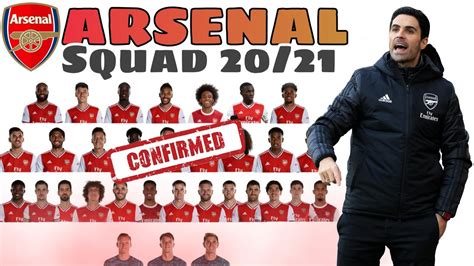 Arsenal Squad 20202021 Official Arsenal Squad Next Season Is This