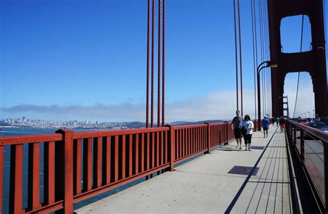 Walking Across Golden Gate Bridge Golden Gate Bridge Golden Gate Bridge