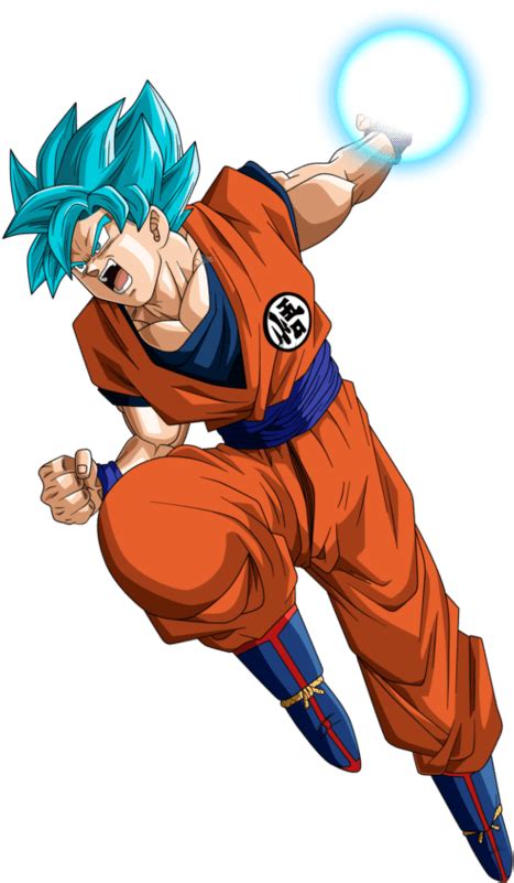 Goku Super Saiyan God Drawing Son Goku Blue Png Transparent Png