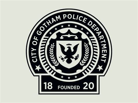 Gcpd Badge Gcpd Gotham City Gotham City City Logo
