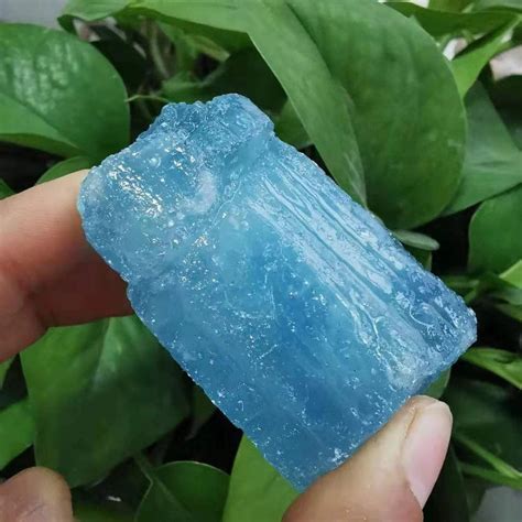Raw Aquamarine Crystal Aquamarine Stone Natural Gemstone Healing