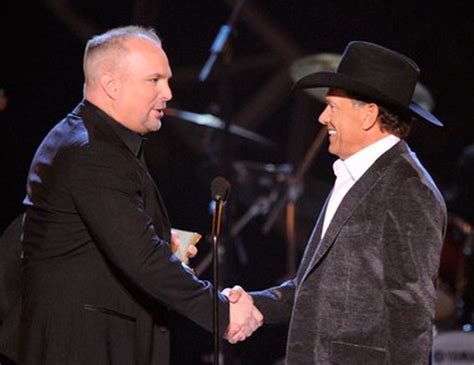 garth brooks george strait to team up at acms to honor dick clark
