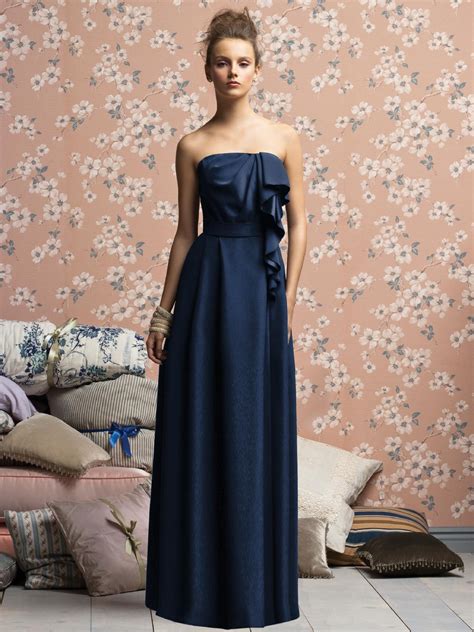 Choose you pretty printed gown. Blue Wedding Dresses | DressedUpGirl.com