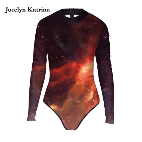 Jocelyn Katrina Swimsuit Long Sleeve Swimwear Women Bathing Suit Retro