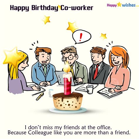 Birthday Wishes Quotes Co Worker