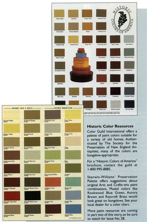Historic Color Preservation Palette- Sherwin Williams | p r e s e r v a
