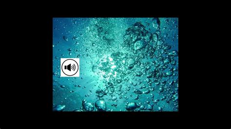Water Bubbles Sound Effect 🔊 Youtube
