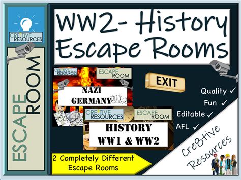 Ww2 History Escape Rooms Teaching Resources