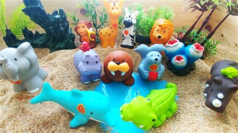 Learn Sea Animal Names And Zoo Animals Names For Kids Education Video