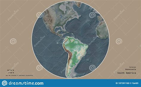 Venezuela Physical Continent Stock Illustration Illustration Of