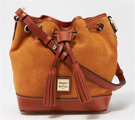 Dooney And Bourke Suede Small Drawstring Bag