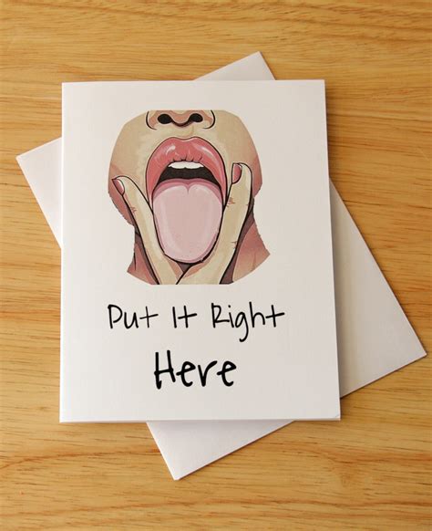 Boyfriend Gift Oral Sex Naughty Card Dirty Card Bj Card Etsy