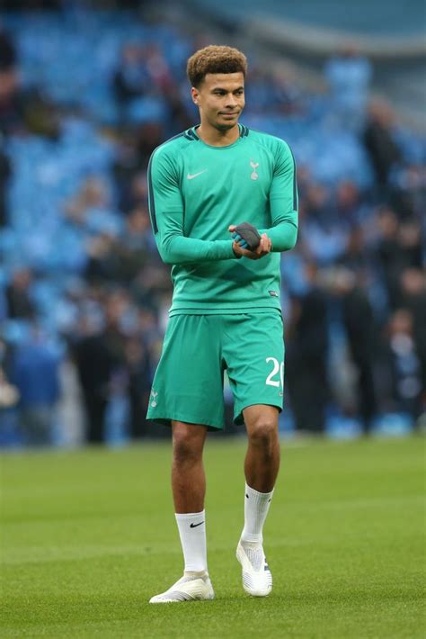 Dele Alli Of Tottenham Hotspur Warms Up Ahead Of The Uefa Champions