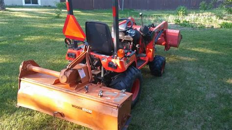 2005 Kubota Bx2230 Tractor W Front End Loader And Roto Tiller Youtube