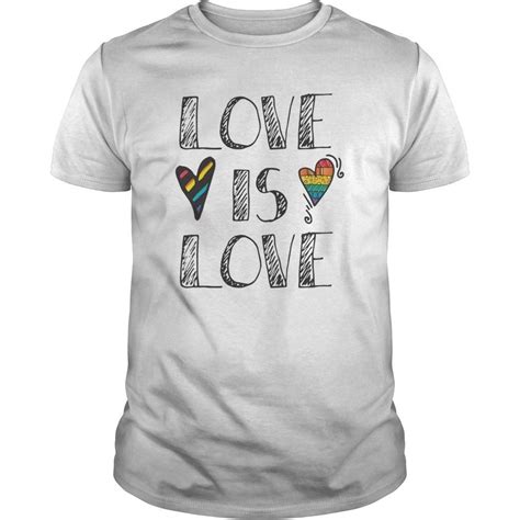 Love Is Love Lgbt T Shirt Gay Pride Tee Shirts